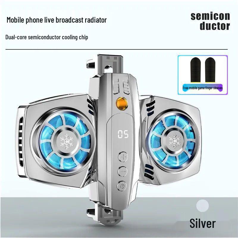 Semiconductor Cooling Back Clip for Mobile Phones - Keeps Your Device Cool During Streaming and Gaming