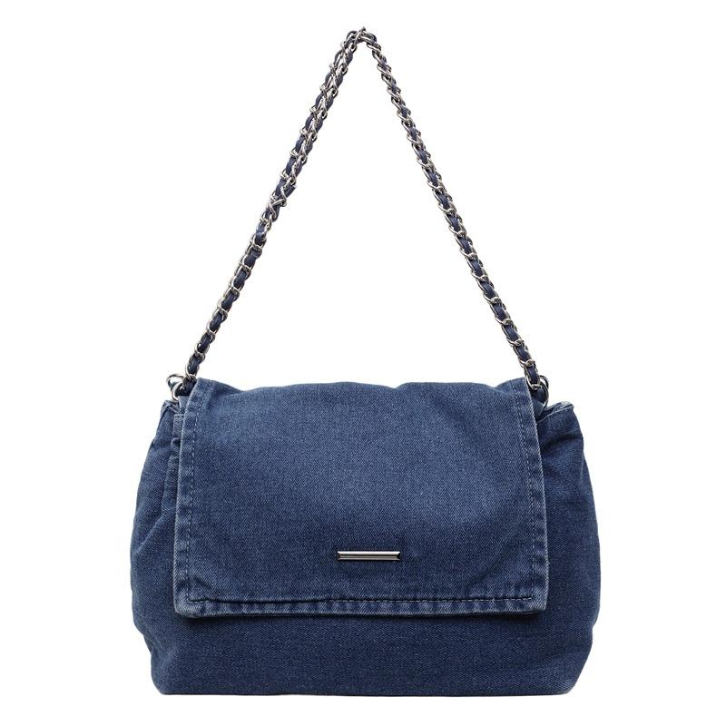 Denim Bag Chains Crossbody Bag Women's Shoulder Bag