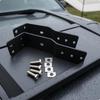 2 Pieces Side Awning Bracket Stainless Metal Tent Dark Mount