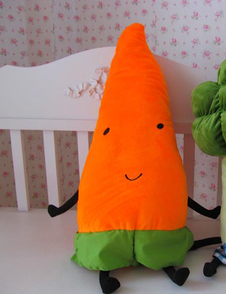 1pc 55/70cm Cartoon Vegetables Plush toy Creative Carrot Broccoli Plush Pillow Stuffed soft toys for Children Kids Birthday Gift