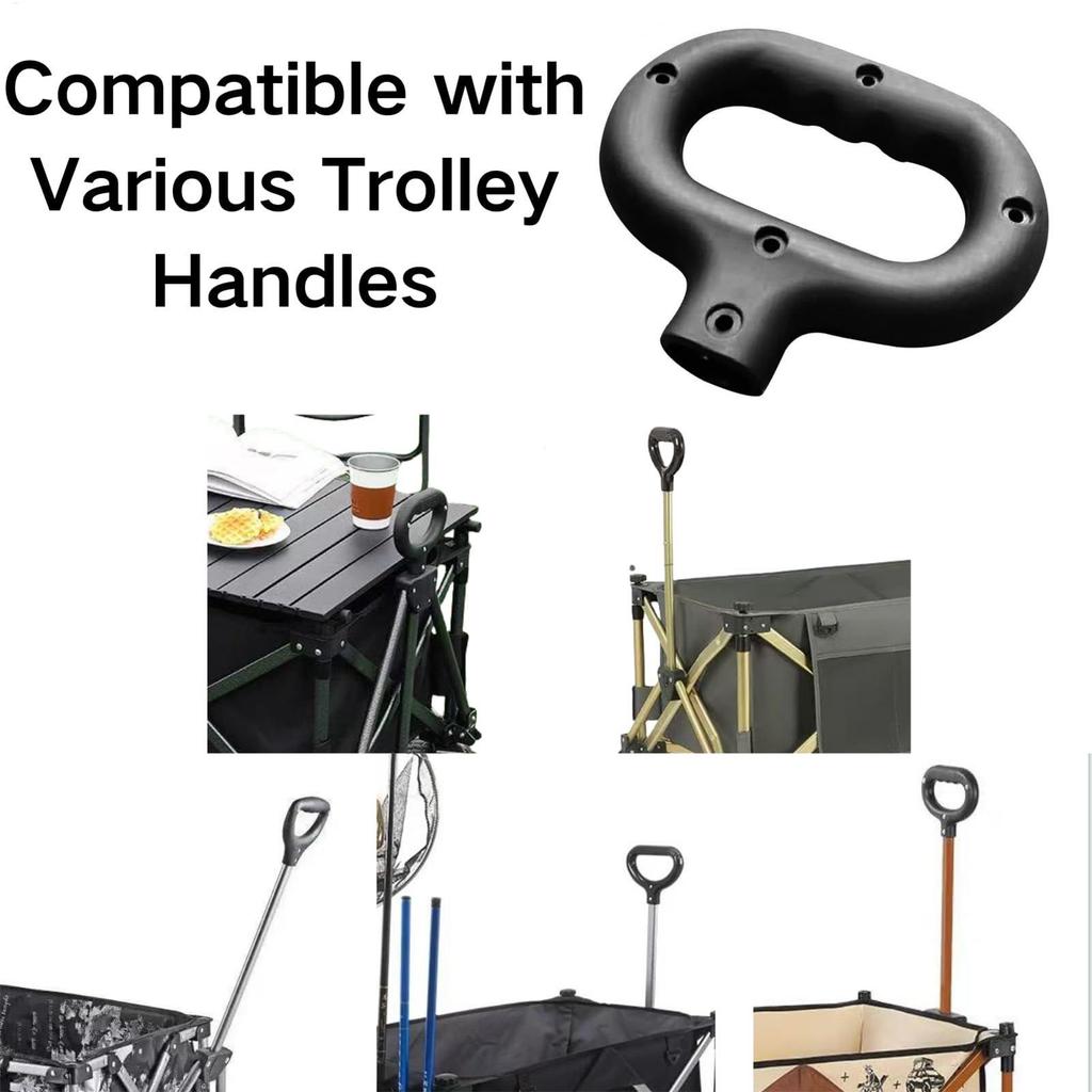 Universal Wagons & Cart Replacement Handle Heavy Duty Push/Pull Trolley Part For Beach, Garden, Camping & Market Use
