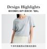 26 Spring/Summer Round Neck Fashionable Jacquard Loose and Comfortable Slim Mulberry Silk Shirt for Women