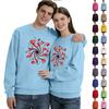 Men's Round Neck Long Sleeve Top, Unisex, Couple Casual Sports Top