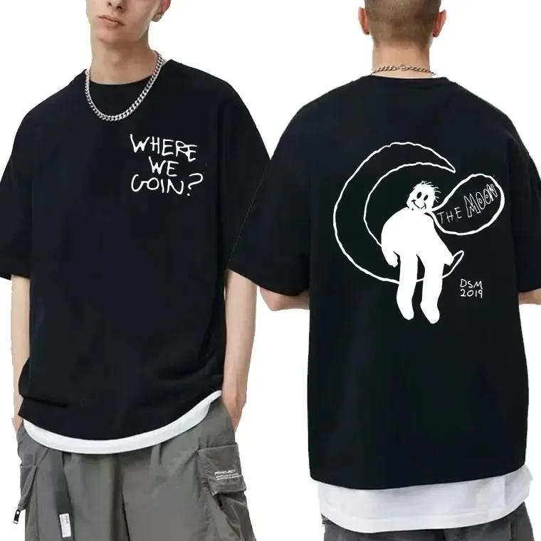Cactus Jack Tshirt Awesome Streetwear Oversized T Shirts UnisexFashion Loose T-shirt Hip Hop Trend Tee Short Sleeve