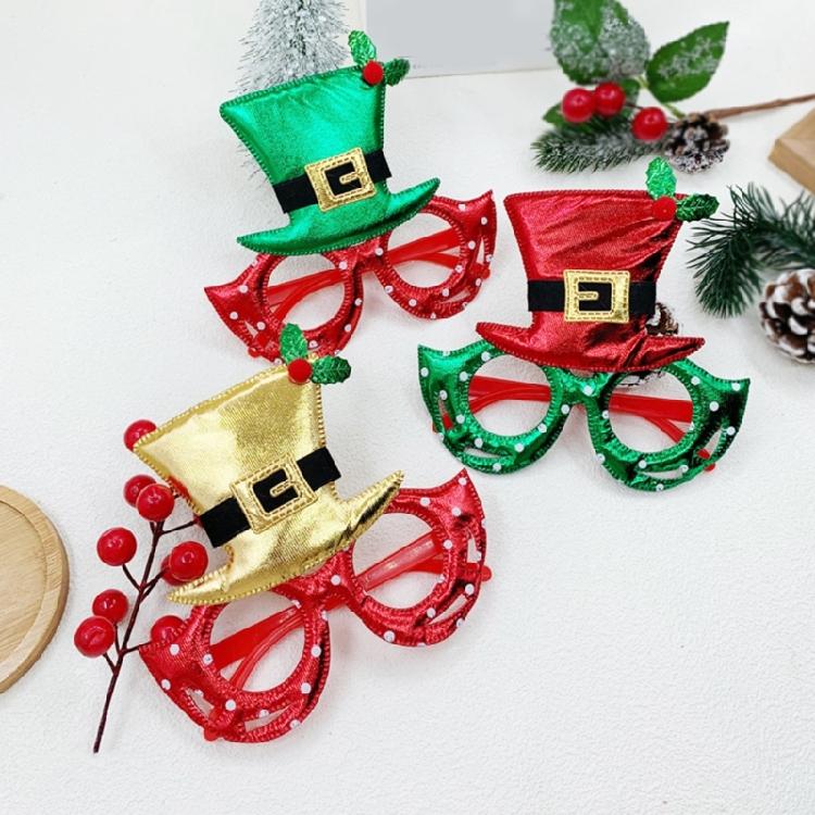 Neujahrsbrille Weihnachtsmistelbrille Foto Requisiten für Kinder Teenager Erwachsene