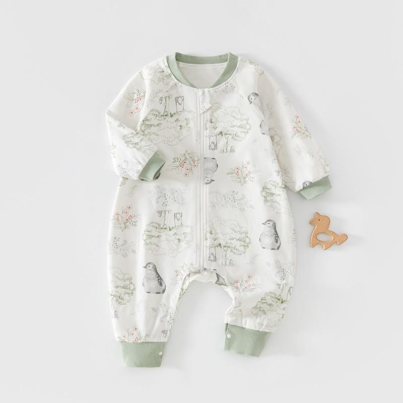 Baby Cotton Sleep Bag Double-Layer Zip-Up Wearable Blanket Toddler 1-3 Years