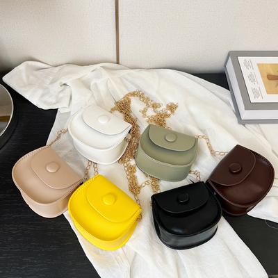 Fashion Shoulder Bag Children'S Chain Messenger Bag Foreign Button Accessories Bag