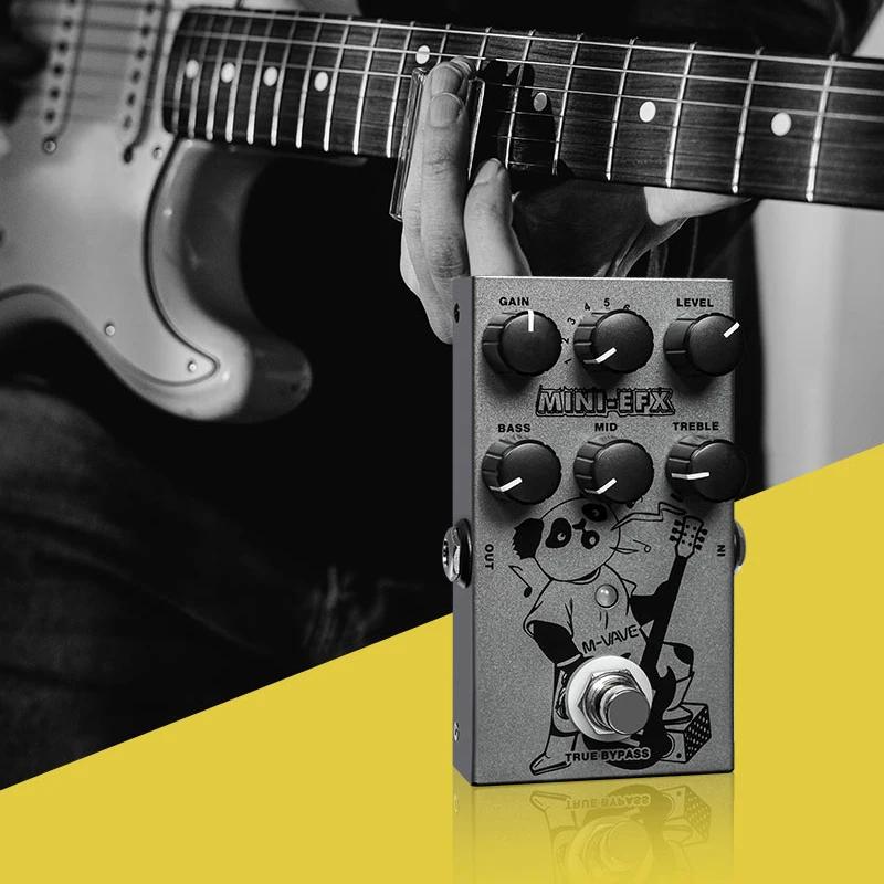 MINI-EFX Electric Effects Pedals Heavy Metal Electric Guitar Overload Distortion Effector 3-section EQ Adjuster 9 Tonesin