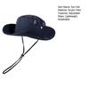 Sonnenhut für Herren Damen Breiter Rand Anglerhut Verstellbares Winddichtes Seil Sonnenschutzhut Atmungsaktiver Sommerhut für Outdoor Reisen Wandern Camping