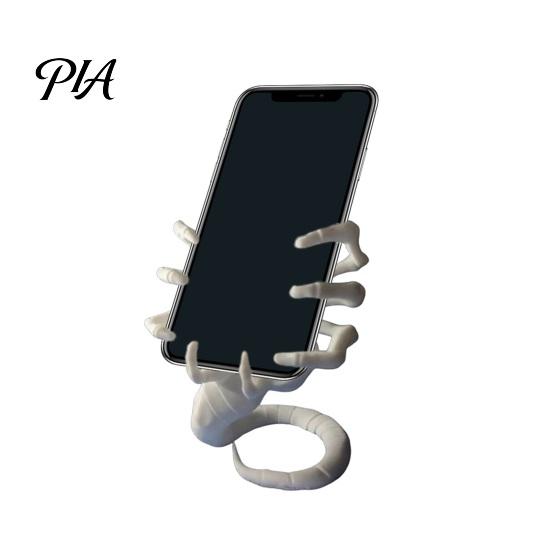 Trendy Desktop Decoration Alien Facehugger Phone Stand, Unique 3D Printed Cell Holder, Adjustable Viewing Angle Stand Sturdy PLA Decorative Smartphone