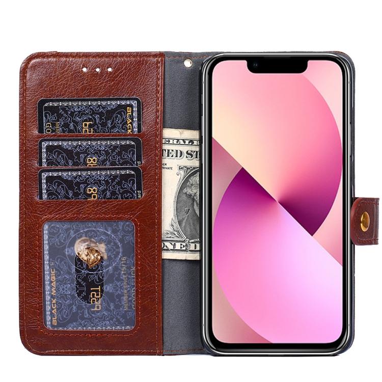For iPhone 14 Pro Max Zipper Bag Leather Phone Case