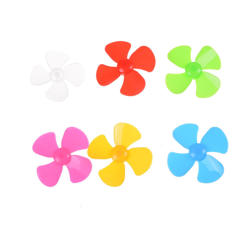 

6Pcs High Quality Abs Plastic Propeller 4 Blade Model Accessories 2Mm X 56Mm