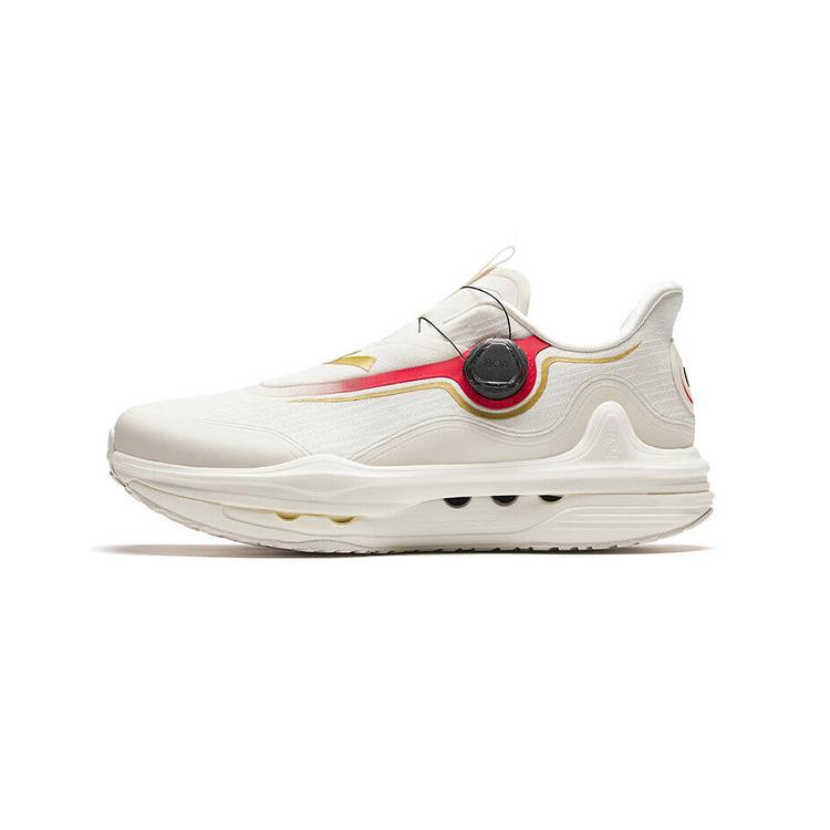 New Anta Champion All Weather Series Cushioning Wear Resistant Low Top Running Shoes Men's White Red 112345508A-1