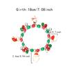 Christmas Colorful Beads Multi Element Pendant Bracelets For Women Santa Claus Snowflake Tree Bracelet Party Jewelry