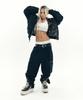 AAKAM Knee Pin-Tuck Taped Cargo Pants (Black)