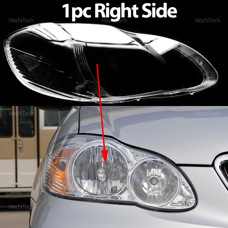 

Для Toyota Corolla EX 9-го поколения E120 E130 2003-2009 Крышка фары Замена стекла линзы фары автомобиля Передний плафон Автомобильная оболочка