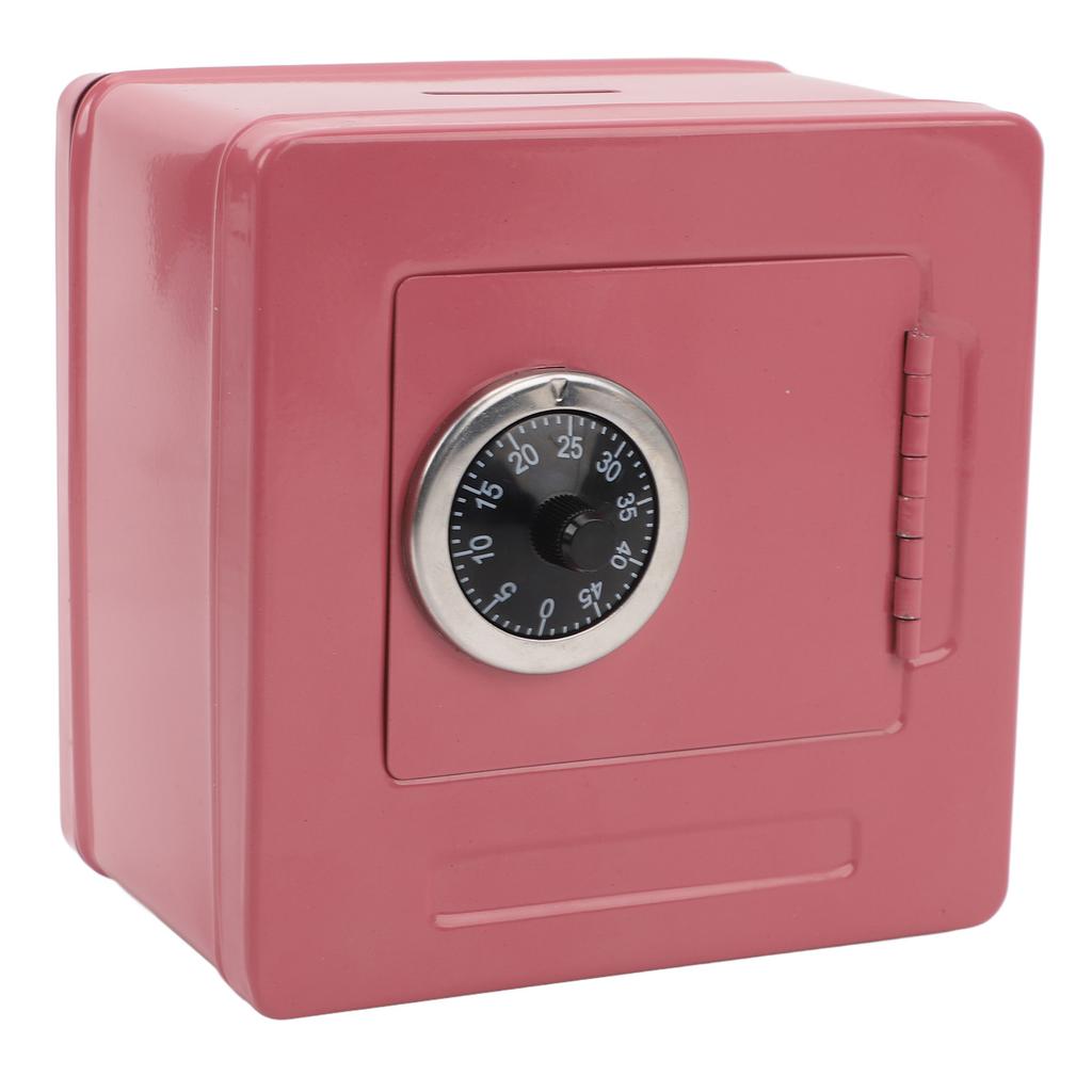 Password Box Durable Metal Password Cash Can Multifunctional Coded Lock Box Spacious Capacity Money Storage Box for