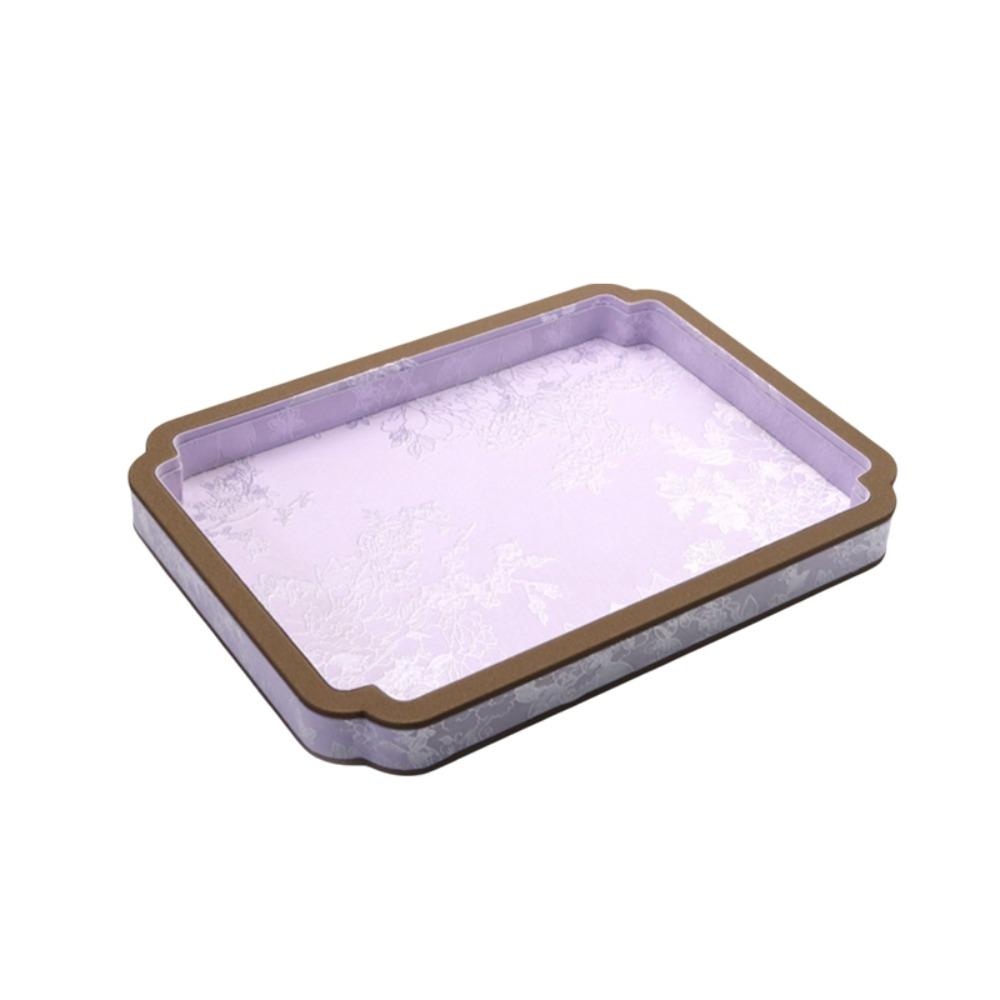 Chinese Vintage Court-Style Jewelry Storage Tray Satin Surface Jewelry Showcase Dressing Table
