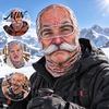 Maschera Facciale per Clima Freddo Divertente Realistica Maschera da Sci, Traspirante Acrilico e Modal Completa Accessori Sci Snowboard Balaclava, Copricapo Antivento per