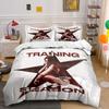 Training Season Star Design Bedding Duvet Cover Set Duvet Cover Pillowcases (1*Duvet Cover 2*Pillowcases, Without Duvet Insert)