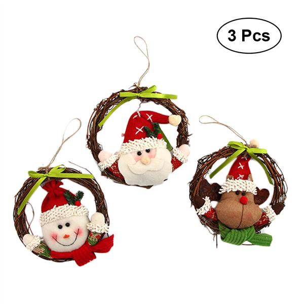 50pcs Adornos de Navidad de los Ganchos del /árbol de Navidad decoraci/ón Colgantes de Santa Claus mu/ñecas Colgantes Ganchos para la decoraci/ón de Navidad Inicio