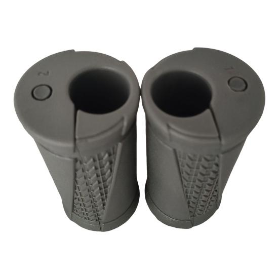 1 Pair Angled Barbell Grips Ergonomic Rotating Weightlifting Handles Reduce Joint Stress