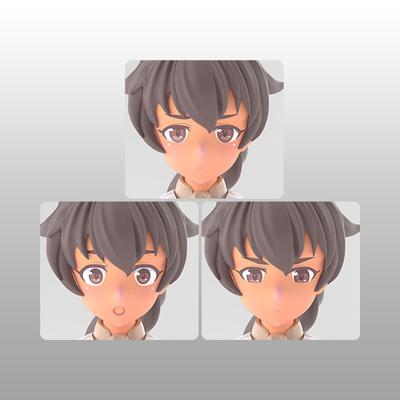 Bandai 30MS Option Face Parts Expression Set 6 [Color C]