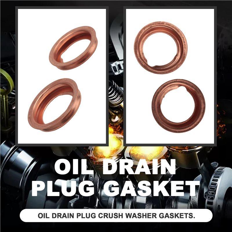 L17A-50Pcs Engine Oil Drain Plug Seal Washer Gasket Rings For Infiniti Nissan 1102601M02