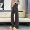 Women's Plus Size Corduroy Wide-Leg Chenille Pants - Autumn Winter Thickened Velvet