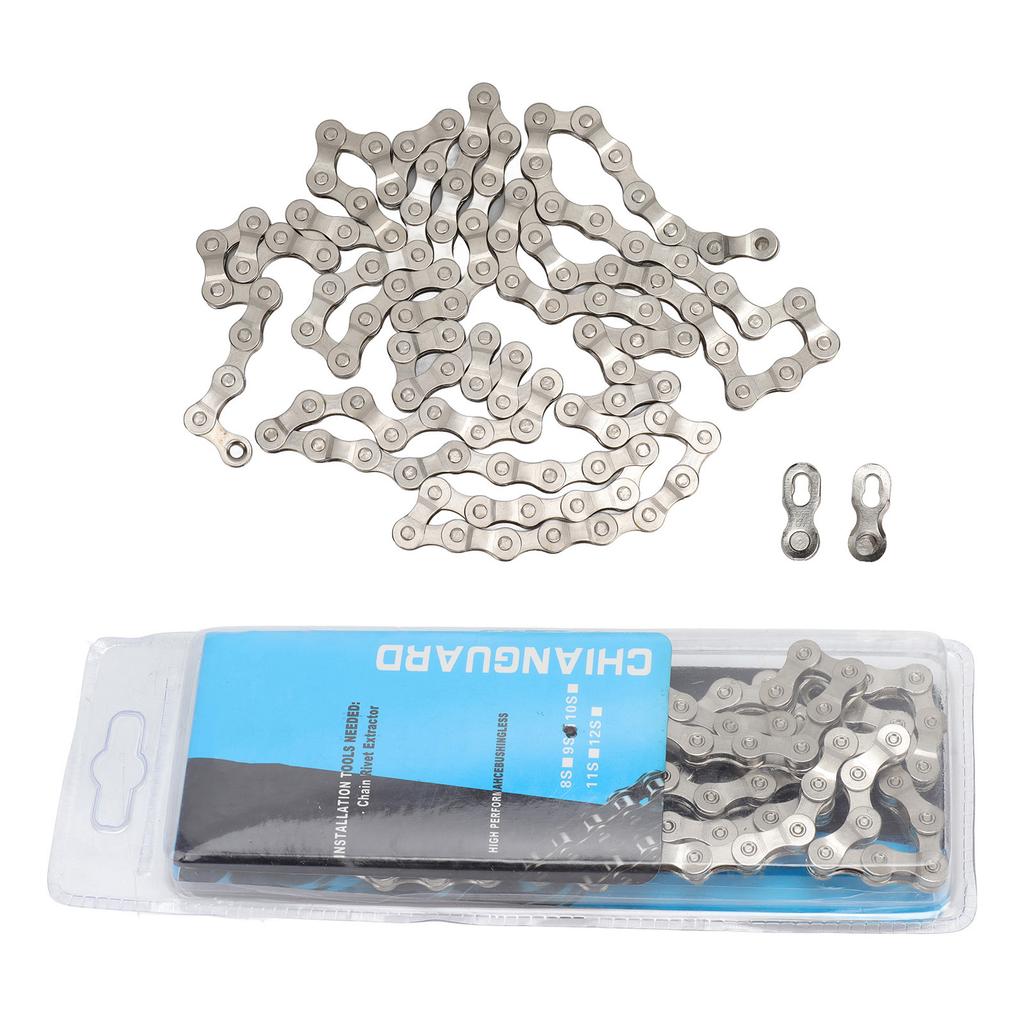 Bike Chain Professional 9 Speed 116 Links Steel Mountain Bike Chain for Road Mountain Bike Cycling