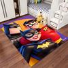 Elegant Nostalgic Cartoon Network Art Area Rug, Non-Slip Washable Throw Carpet for Living Room Bedroom Entryway Home - Art Decor