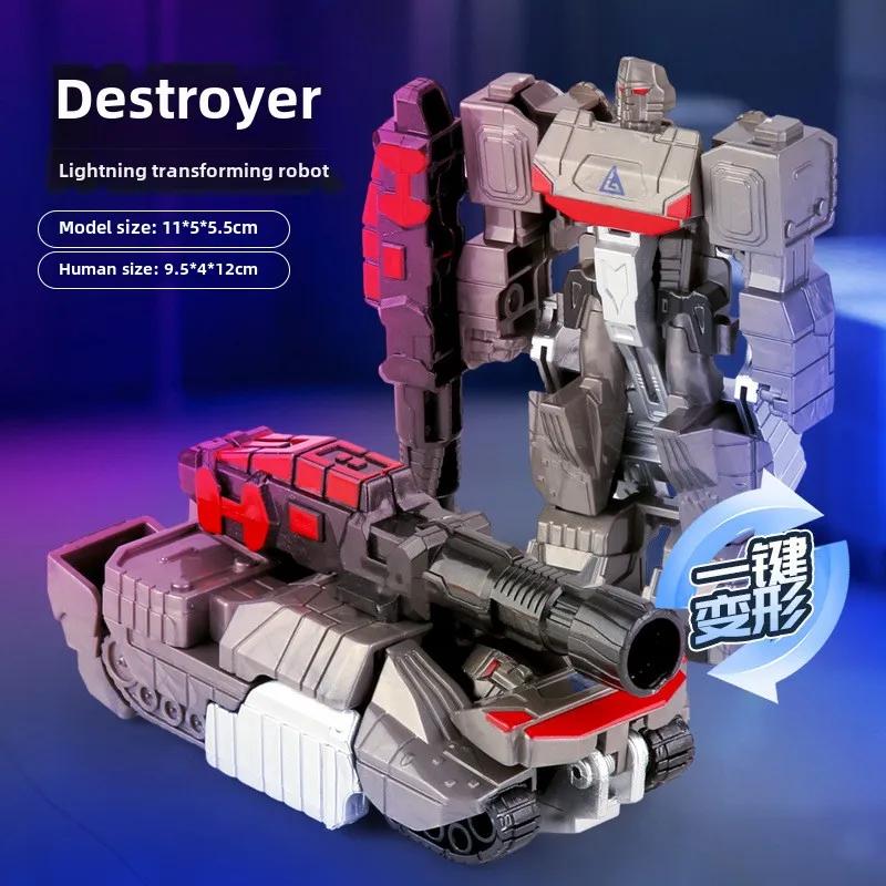 Transformation Car Toys for Kids One Step Deformation Robot Action Figure Model Puzzle Anime Model Deformation Car Boys Gifts