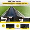 Garden Weed Barrier Fabric, 5.8 OZ Heavy Duty Landscape Fabric, 4ft x 100ft Weed Block Control for Garden Ground Cover, Woven Geotextile Fabric for