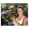 Lightweight Mummy Quilt 2in1 Travel Sleeping Bag with Camouflage Cover, Military Forest