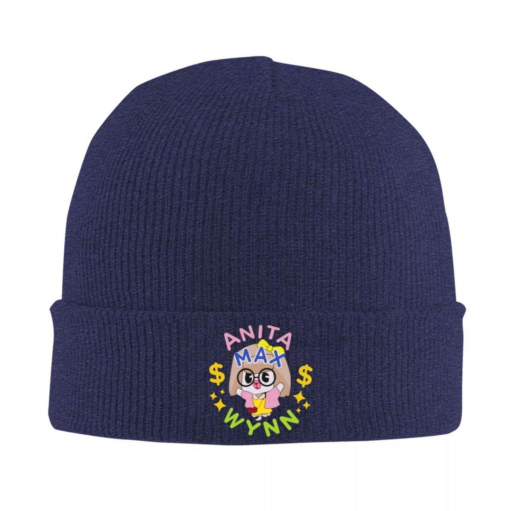 Anita Max Wynn Knit Hat Beanies Autumn Winter Hats Warm Acrylic Street Meme Hip Hop Cap for Unisex Women