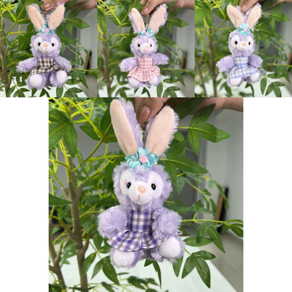 Starry Sweet Rabbit Plush Doll Keychain Fluffy Soft Toy Great Gift Idea
