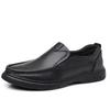 Men's Breathable Leather Loafers Comfortable Slip-On Men's Driving Shoes Men Casual Lightweight Business Male Dress Shoes