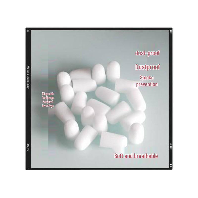 Invisible Dustproof Nose Mask: Disposable and Breathable Filter Plug