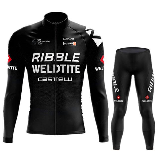 CASTELU Cycling Jersey Set Team Long Sleeve Kit Cycling Clothing Sports breathable Men Road Bike Suit MTB Pants Wear Autumn 2026
