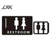 Acrylic Toilet Sign Restroom Sign, Male And Female Bathroom Wall Signs for Business Mounted Double Sided Corridor Commercial Use