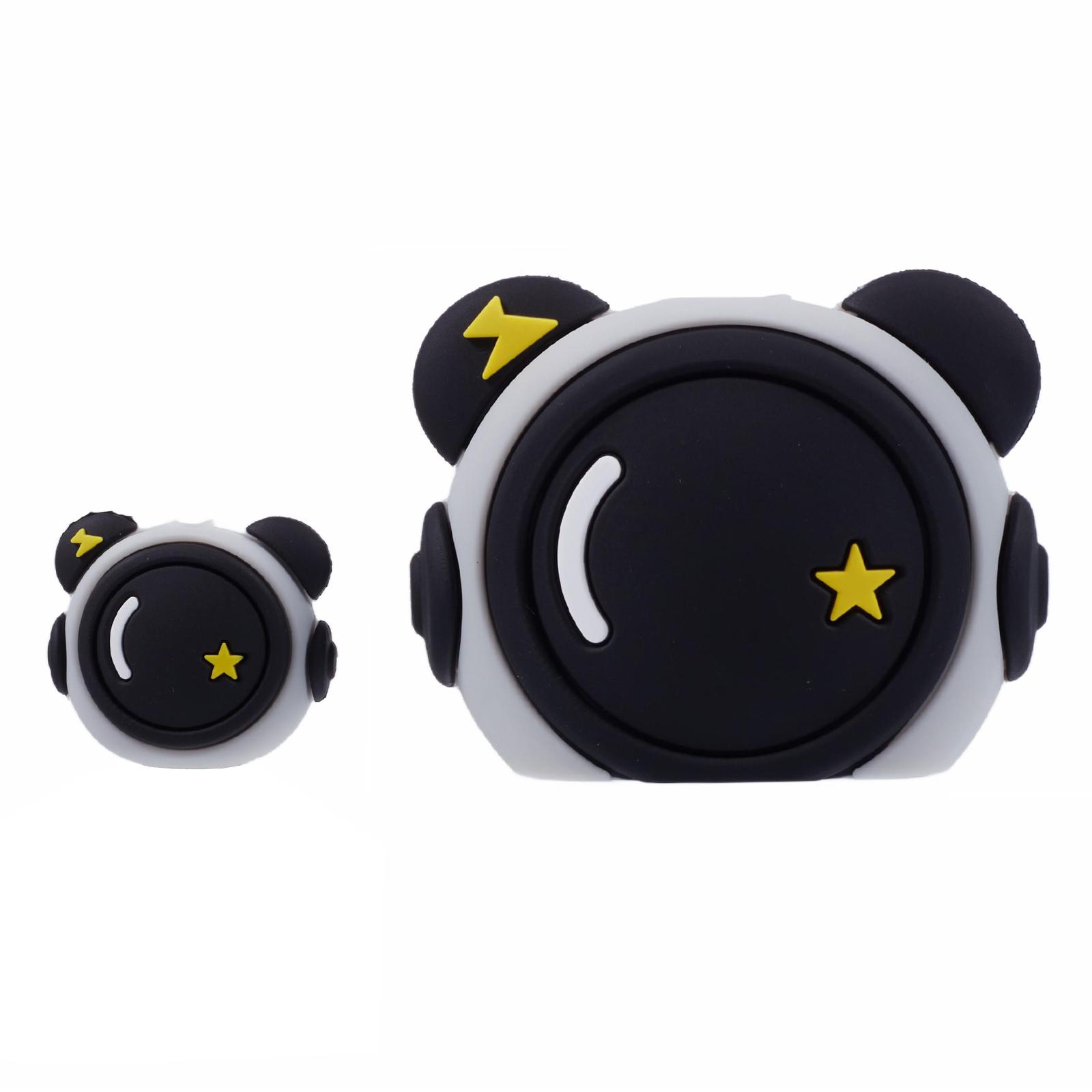 

2Pcs/Set Lightning Sign Astronaut Protective Sleeve for Apple iPhone 18/20W Charger Cover + Data Cable Saver Silicone Case