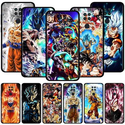 Phone Case For Xiaomi Redmi Note 9S 9 10 8 11 Pro 9T 8T 7 Cover for Redmi K40 9A 9C Coque Silicone Dragon Ball Z Super DBZ Goku