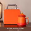 New Chinese-style Forbidden City drinking cup high-value ceramic cup home office teacup with lid personal tea set
