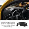 Flanell-Armaturenbrettmatte für Abarth 595 695 (2012–2024) Fiat 500 (2012-2019) - Blendfreier Sonnenschutz Teppich für das Auto-Interieur