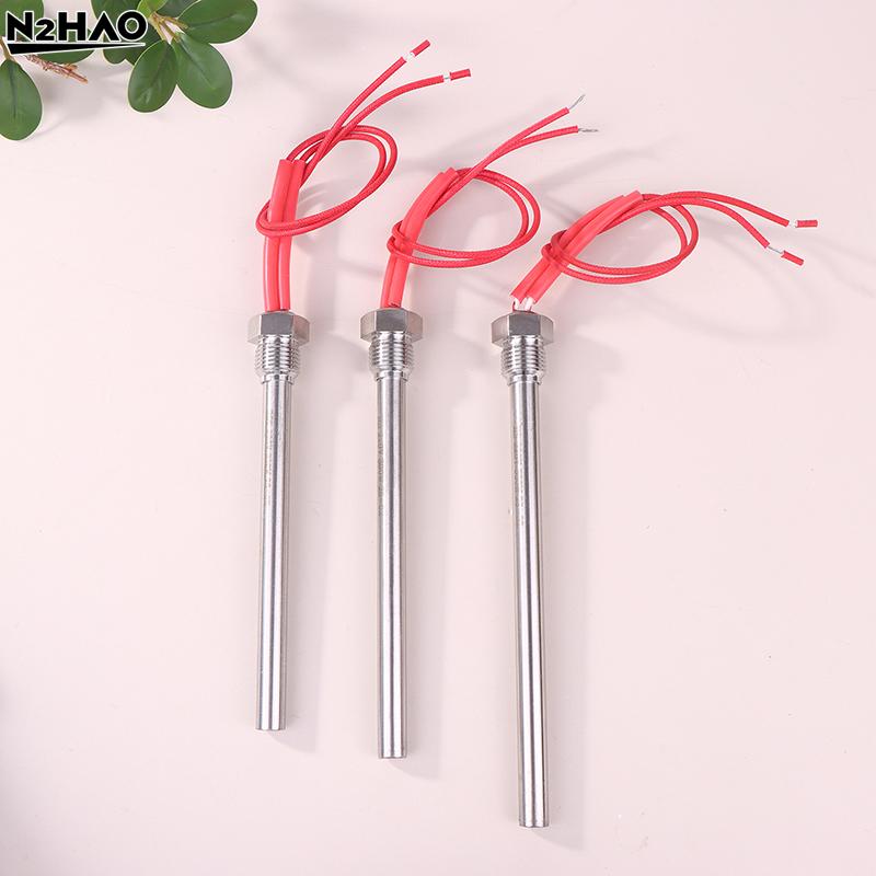 Silver + Red 300W/350W 220V Ignition Igniter Pellet Stove Igniter Hot Rod Heating Tube Ignitor Heating Tube 140/150/170MM