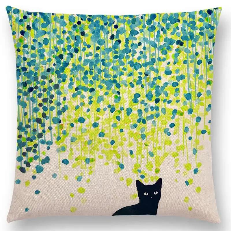 Colorful Cartoon Patterns Throw Pillow Cover With Short Plush Print For Living Room Sofa Decoration Cushion Cover Pillow Covers