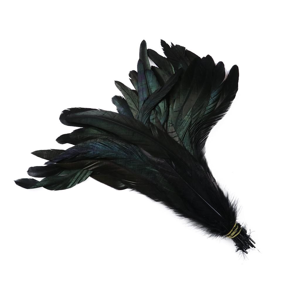 100Pcs 25-40Cm /10-16Inch Rooster Tail Feathers Bulk Natural Plumes Large Pheasant Cock Clothing Jewelry Accessories Party Decor