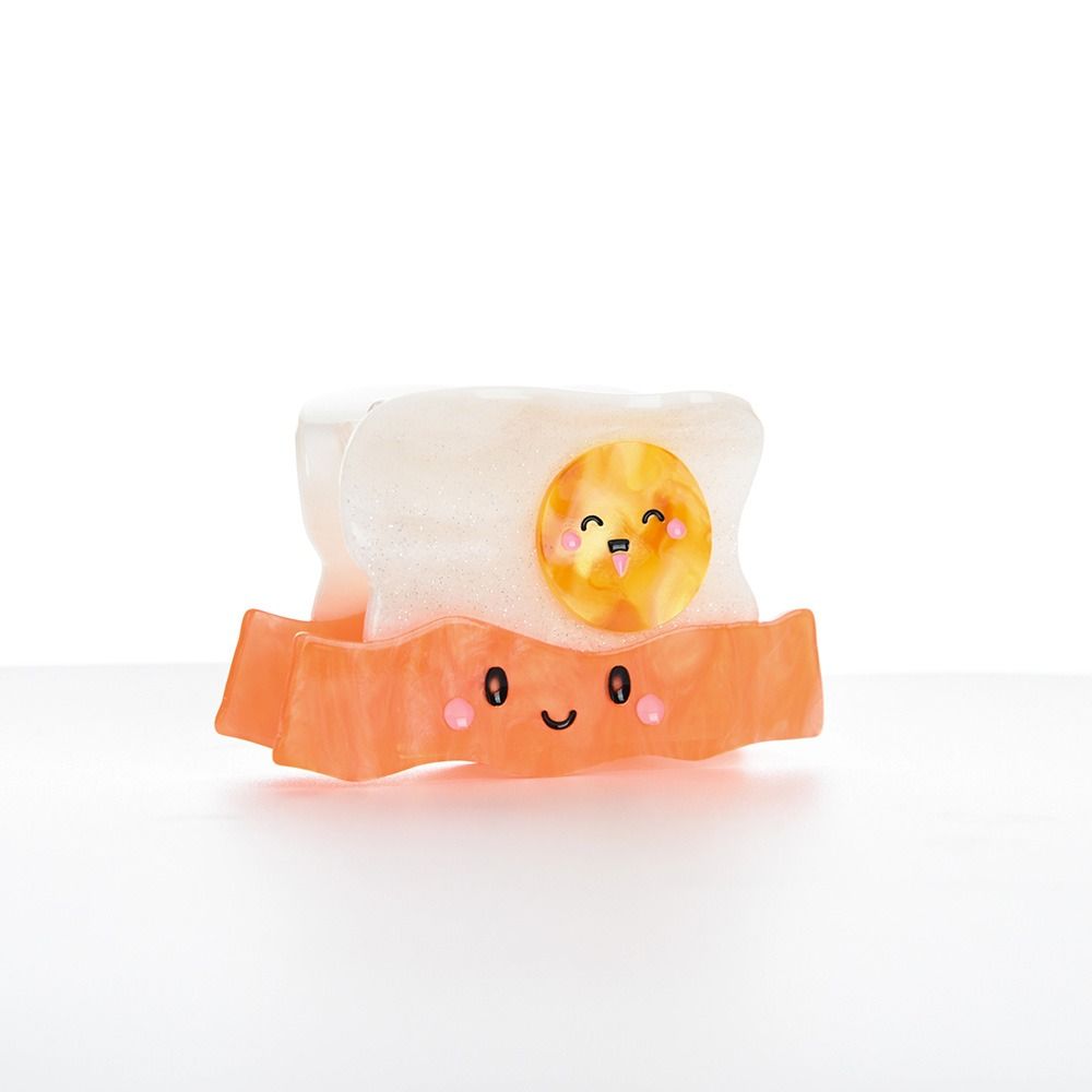 Cute Acetate Hair Crab Clip Toast Delicious Food Claw Clip Lovely Croissant Shark Clip  Daily