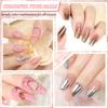 3 Colors Extension Gel Mirror Powder Nail Lamp Top Coat Base Coat Primer Rhinestone Glue Cleaner Nail Art Kit