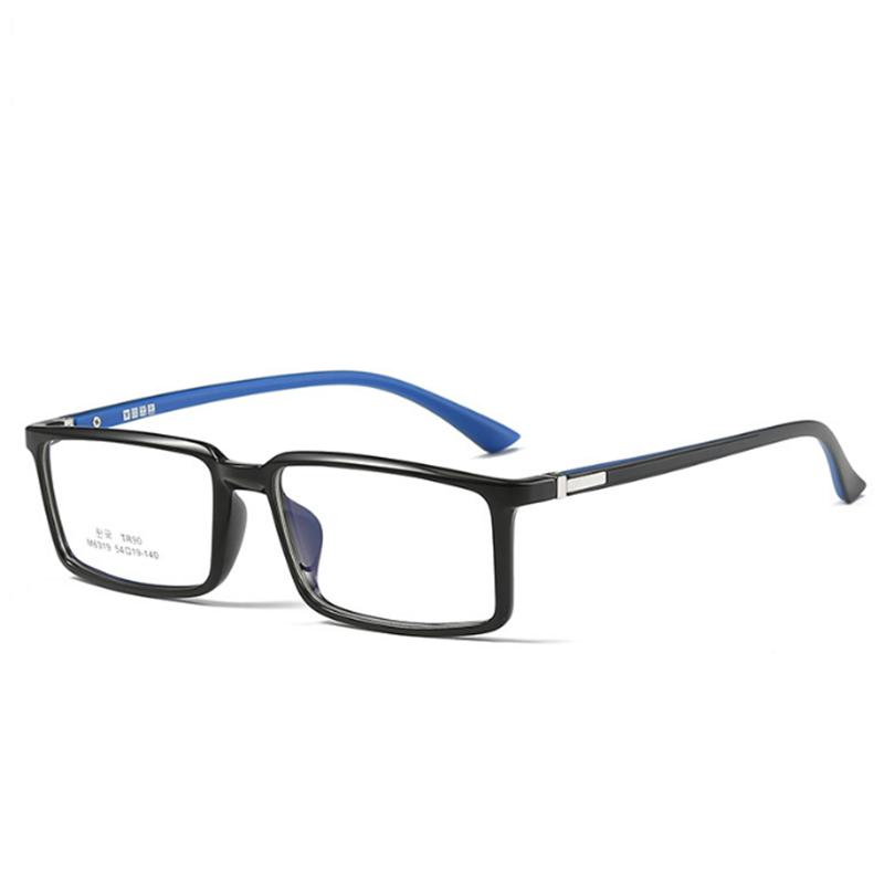 TR90 Anti-blue Light Square Prescription Eyeglasses for Women Men Myopia Lens Optical Spectacle 0 to -6 0